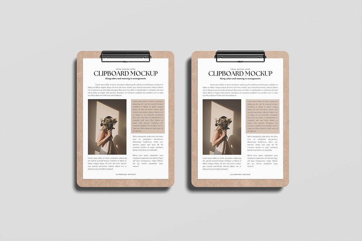 Clipboard Mockup, an Advertising Mockup by graphicsecond (Photo 2 of 7)
