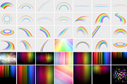 HAPPY RAINBOW PHOTO OVERLAYS, a Layer Style Add-On by BrownLeopard (Thumbnail 2 of 6)