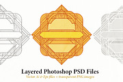 15 Frames - Art Deco Ornament, a Graphic by Cruzine (Thumbnail 2 of 7)