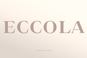 Eccola Serif