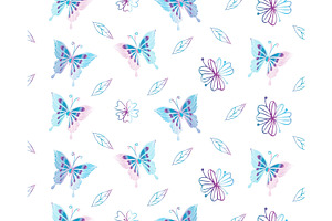 Butterflies Patterns & Illustrations