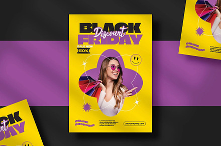 Black Friday Sale Flyer, a Flyer Template by Hubzway