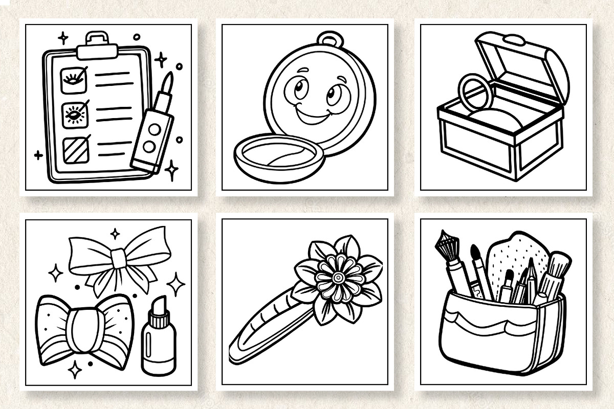 Glow Cosmetics Coloring Book, a Photo by Wow Magic (Photo 3 of 3)
