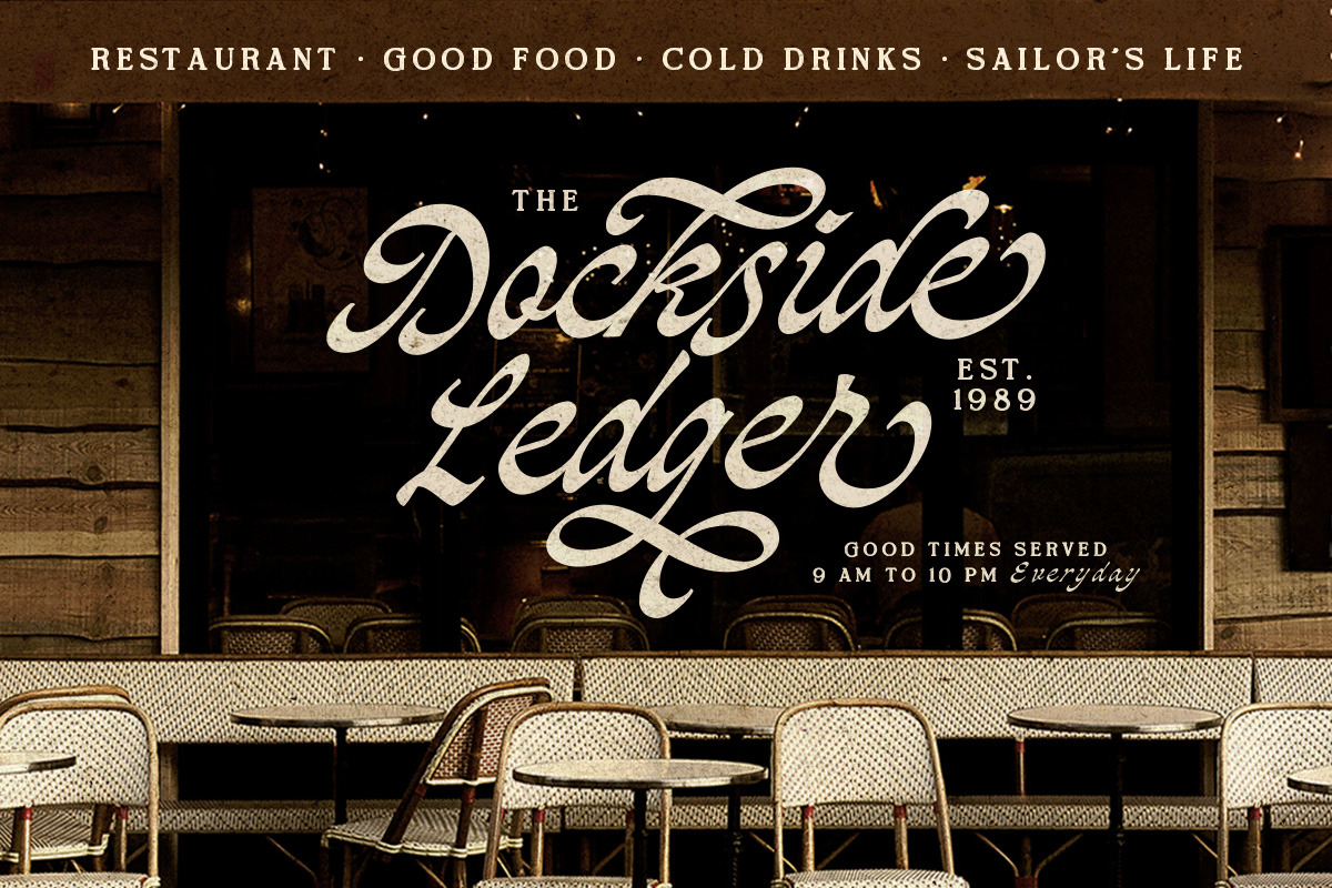 MCO - Southapton, a Script Font by Mojiscope Studio (Photo 8 of 11)