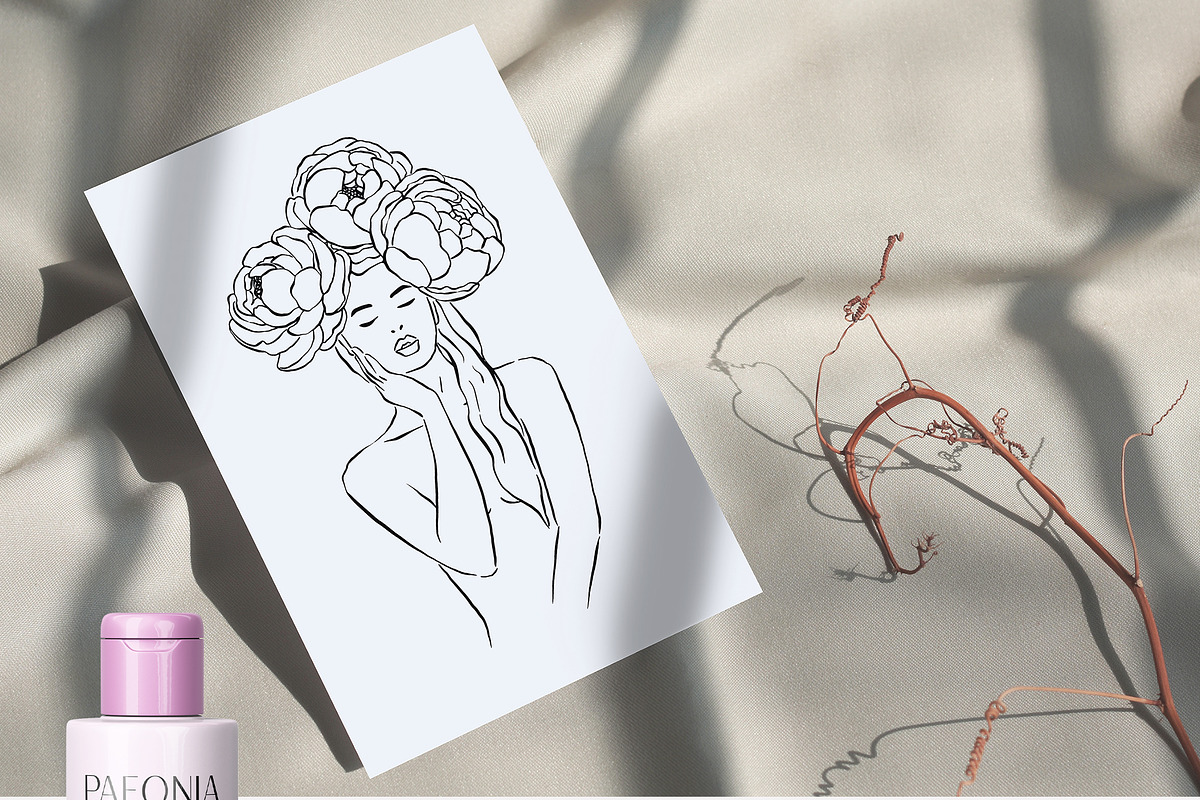 Peony Watercolor Collection, an Illustration by Backyard Rose (Photo 11 of 16)