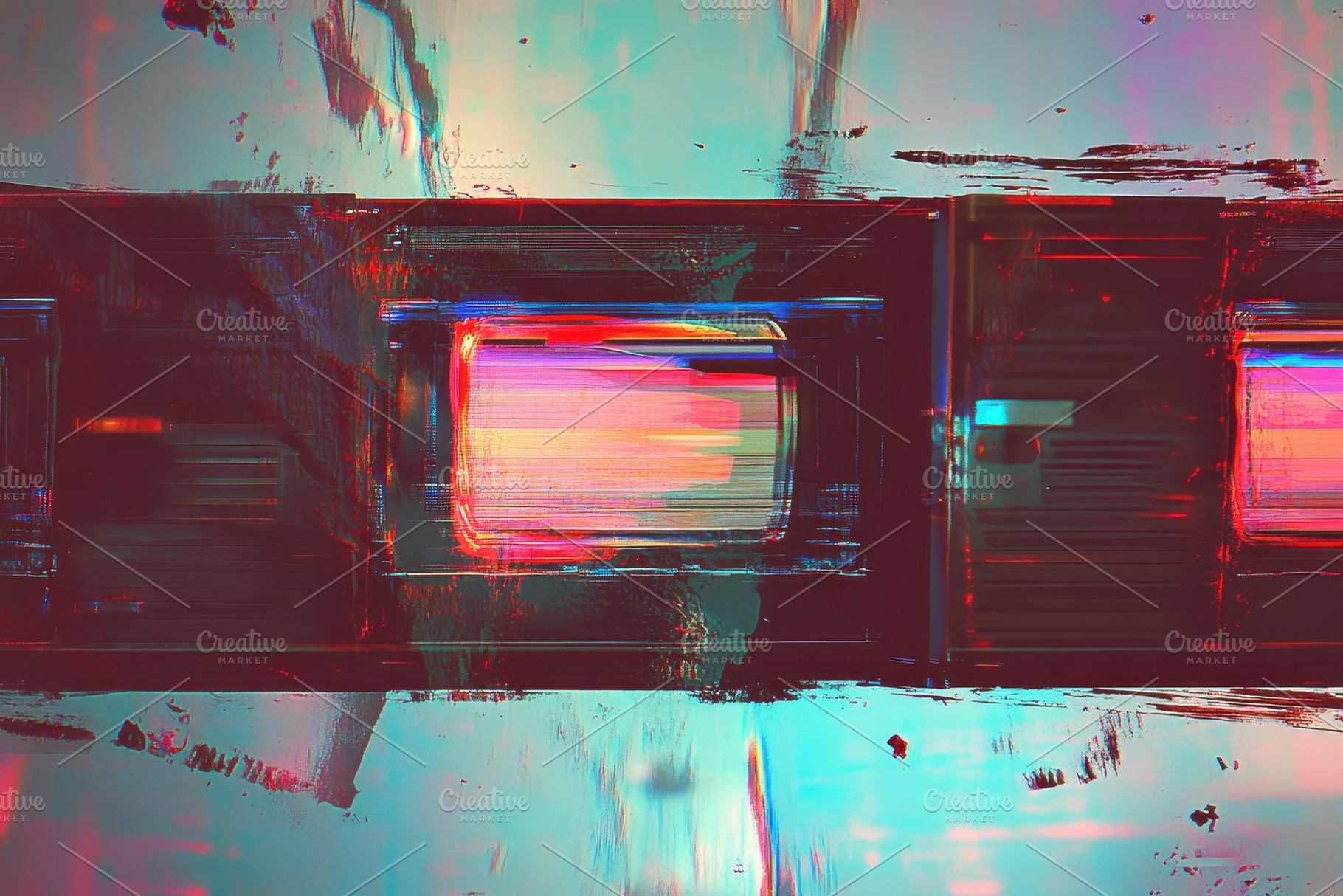 VHS tape effects with vintage rewind, a Photo by Iftikhar Alam