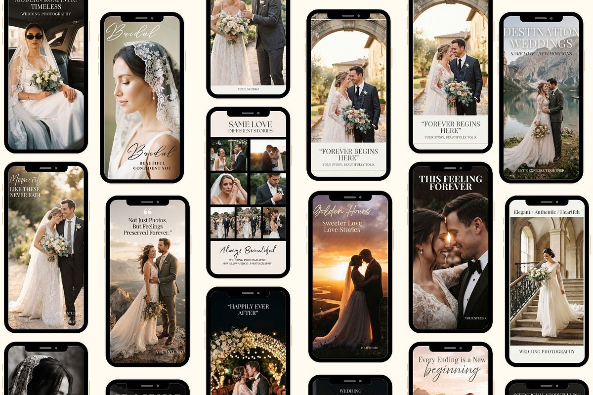 Wedding Photography Instagram Kit, a Social Media Template by Arslan (Photo 7 of 10)