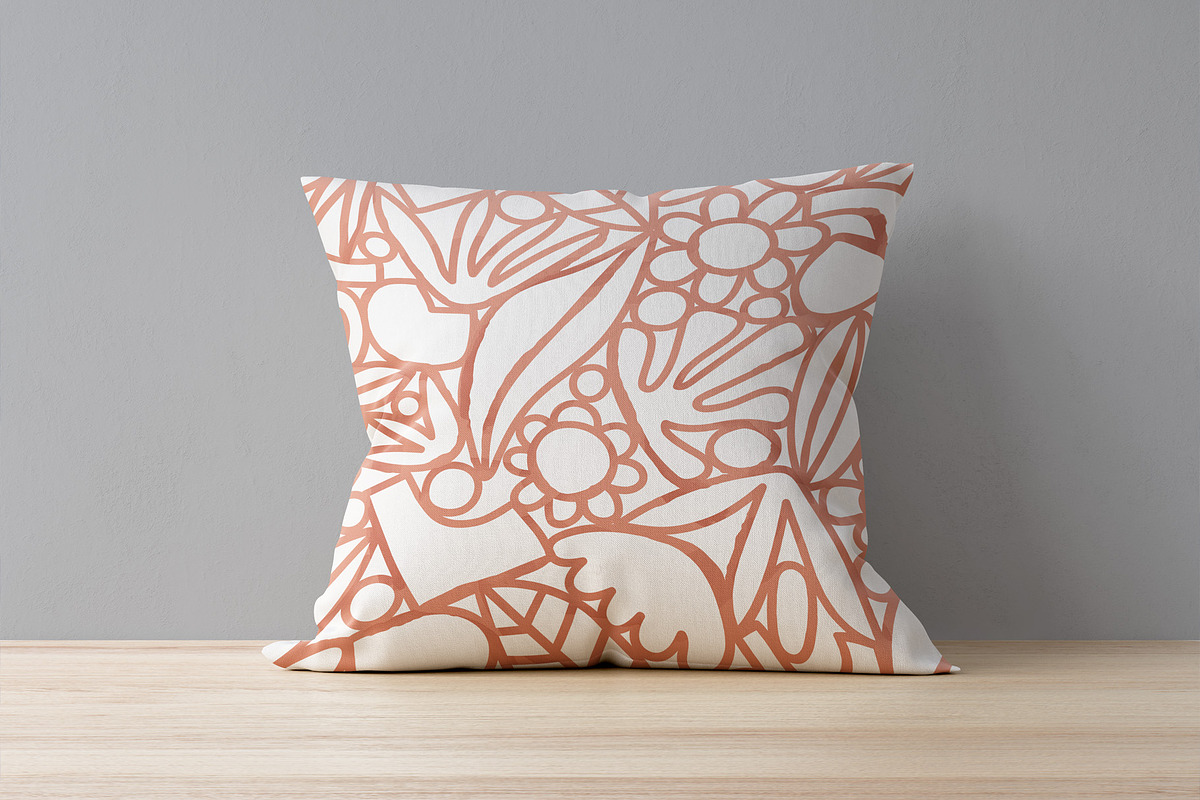 Abstract Watercolor Nature Patterns, a Pattern Graphic by Dedraw Studio (Photo 4 of 7)
