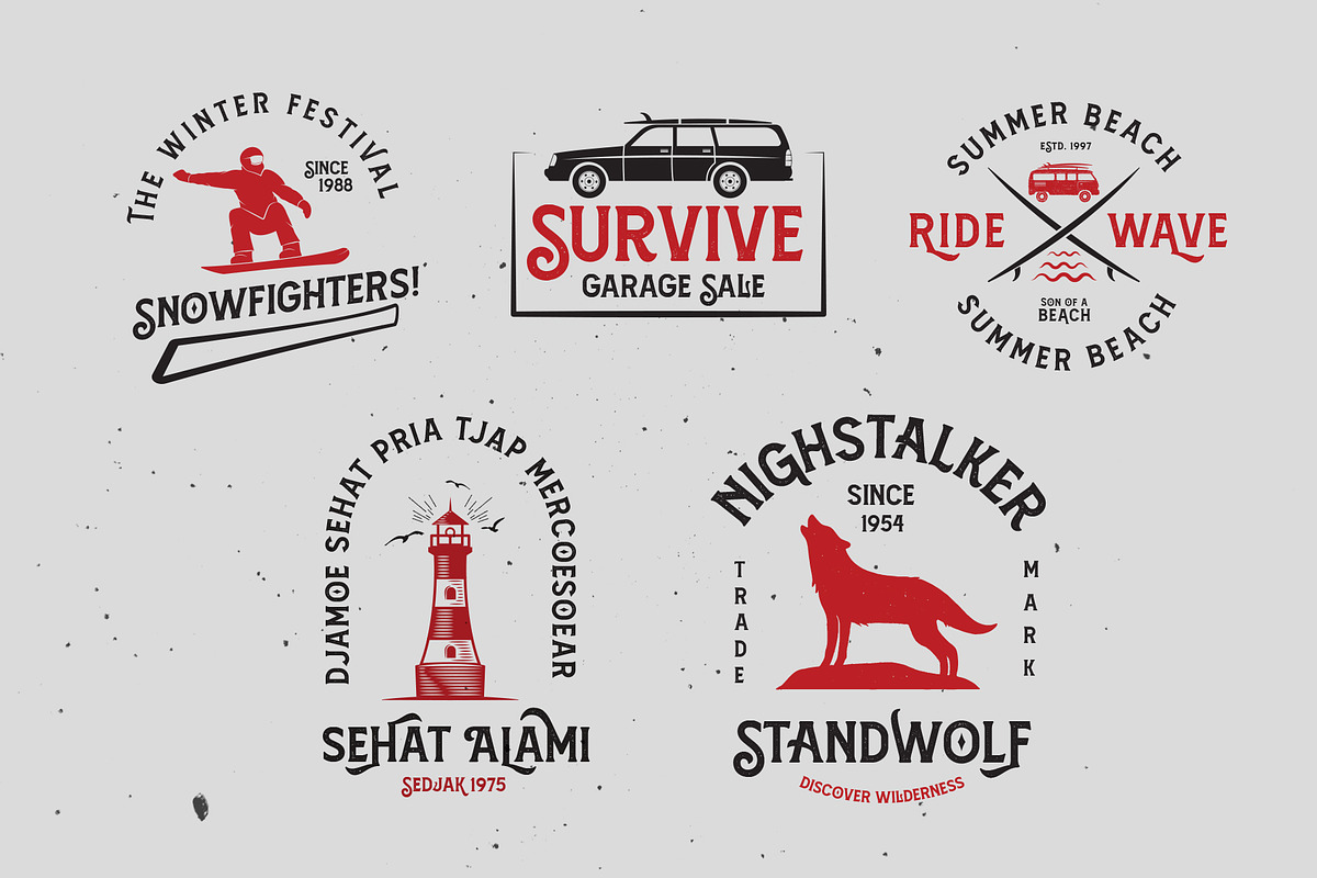 Amnestia Typeface with Extra, a Serif Font by Arterfak Project (Photo 13 of 16)