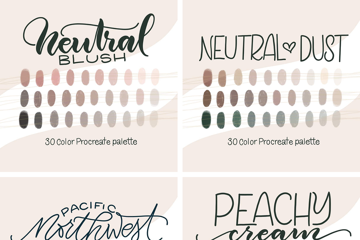 Joyful Procreate Palette Bundle, a Palette Add-On by HowJoyful  (Photo 7 of 8)