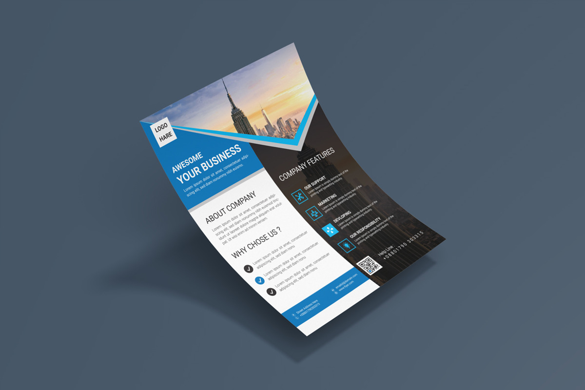 Premium Corporate Business Flyer, a Flyer Template by BrandlyTemplate (Photo 4 of 4)