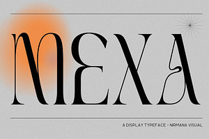 Mexa - Display Serif, a Serif Font by Nirmana Visual