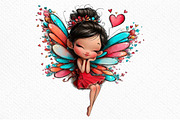 Valentines Fairy Clipart, an Illustration by Craft Nest (Thumbnail 9 of 11)