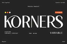 Korners - Variable Sans Font