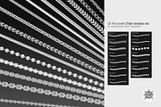 30 Procreate Chain brashes set, a Brush Add-On by Luuuka studio (Thumbnail 5 of 6)