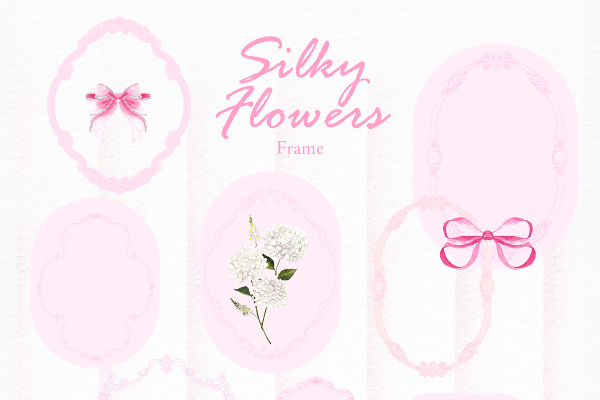 Silky Flowers. Watercolor graphic, an Object Graphic by ma_i_vi (Photo 4 of 11)