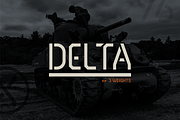 Delta, a Sans Serif Font by Foundry73 (Thumbnail 1 of 6)