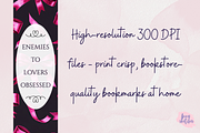 Cute Romantasy Printable Bookmarks, an Object Graphic by Anna Design Studio (Thumbnail 6 of 9)