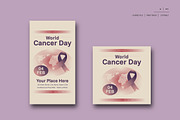World Cancer Day Flyer Set, a Flyer Template by Siska Arista (Thumbnail 2 of 2)