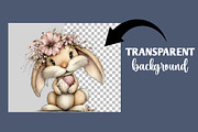 Whimsical Easter Bunny Clipart, an Illustration by Designworld (Thumbnail 6 of 6)
