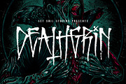Deathgrin, a Font by Sam Parrett (Thumbnail 1 of 4)