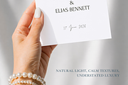 Pearl Stationery Mockup Bundle, an Advertising Mockup by Serenefeeling (Thumbnail 7 of 12)
