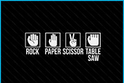 Carpenter Rock Paper Saw Woodworking, an Object Graphic by Creativeusart (Thumbnail 2 of 4)