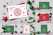 Christmas Card Mock-up, a Merchandise Mockup by BLISS DESIGN (Thumbnail 1 of 4)