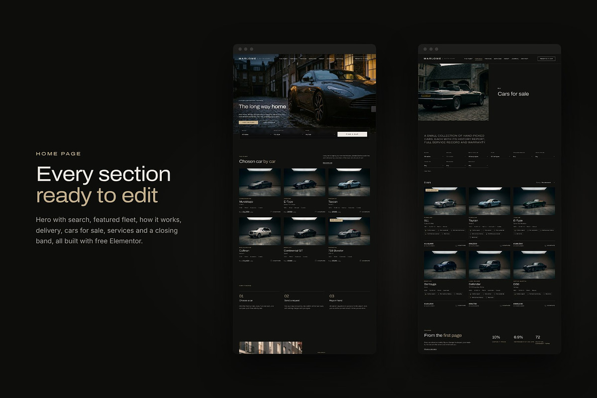 Marlowe Car Rental WordPress Theme, a WordPress Template by Tomasz Ganclerz (Photo 15 of 21)