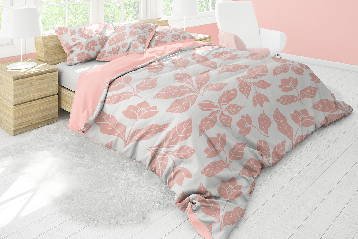 Hand-Drawn Magnolia. Linocut set, a Background Graphic by Lettering_Logo (Photo 10 of 17)