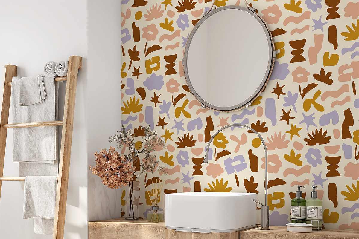 Desert Nature Shapes, a Wallpaper Graphic by MalyskaStudio (Photo 2 of 6)