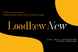 Loadkew Modern Serif Typeface
