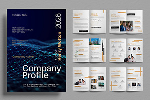 Minimal Business Company Profile, a Brochure Template by ContestDesign