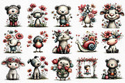 Whimsical Spring Clipart, an Illustration by Craft Nest (Thumbnail 3 of 11)