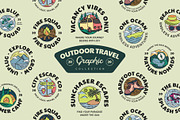 Outdoor Travel Graphic, an Illustration by Skilline Supply Co. (Thumbnail 1 of 10)