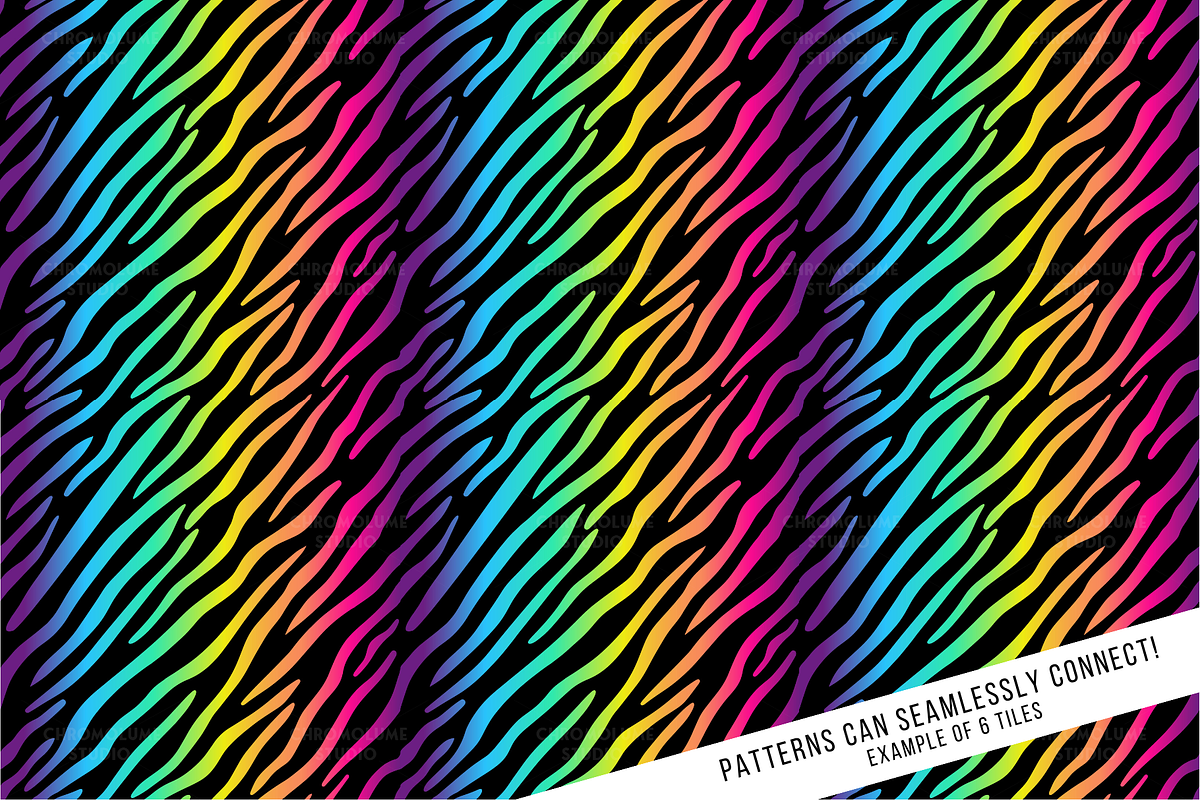 Rainbow Animal Print Digital Paper, a Pattern Graphic by Chromolume Studio (Photo 11 of 39)