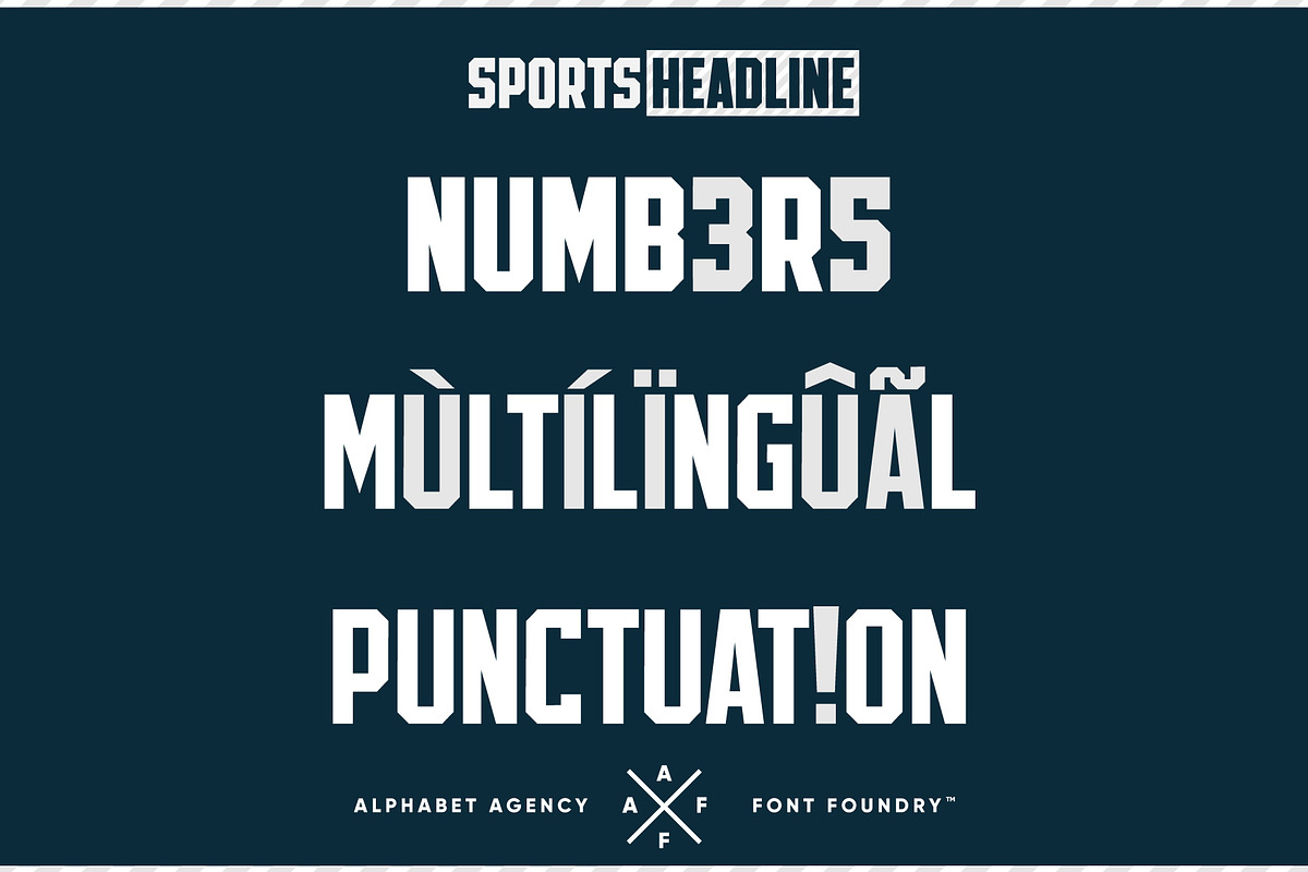 SPORTS HEADLINE (8 FONTS) preview 5