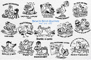 Funny Seagull and Coastal Summer, an Animal Illustration by Watercolor dreams (Thumbnail 1 of 3)