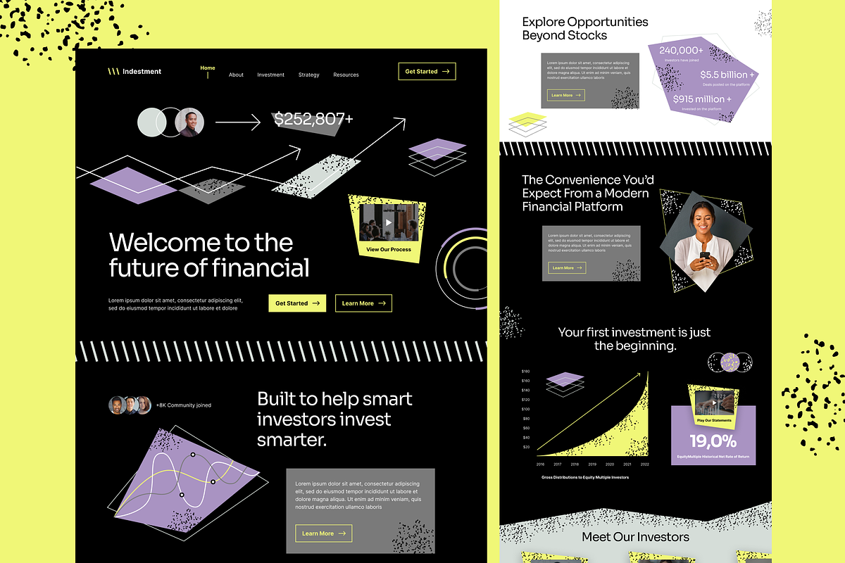 Figma Landing Page Template, a Landing Page Template by zroch design (Photo 5 of 12)