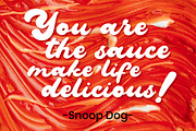 Saucerico |The Tasty Script Typeface, a Font by fopifopi (Thumbnail 6 of 6)