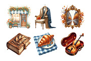 Antique Parisian Fall Clipart, an Illustration by Daily.Designs (Thumbnail 4 of 5)