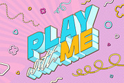 Playful Text Effects, a Layer Style Add-On by Andrew Skoch Design (Thumbnail 4 of 9)