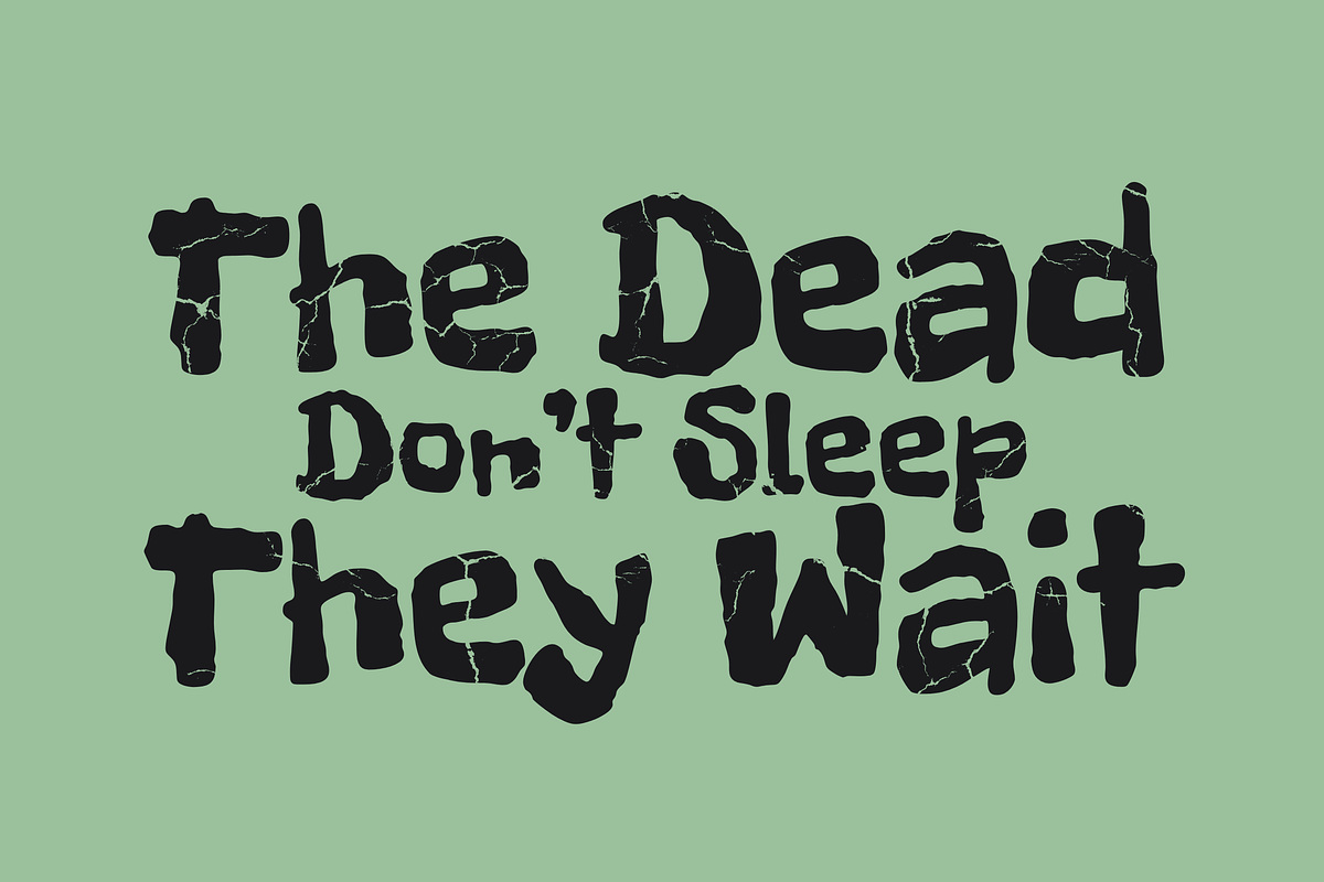 Blob Freak – A Horror Font, a Handwritten Font by Dm Studio (Photo 4 of 10)