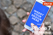 iPhone 7 RED Mockup, an iPhone Mockup by StartMockups.com (Thumbnail 2 of 2)
