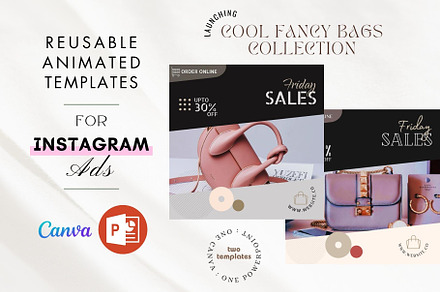 Instagram Canva PPT Templates Bundle, a Branding & Logo Template by VidBazaar