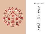Procreate Cross Stitch Christmas, a Brush Add-On by Pencil Twist (Thumbnail 6 of 10)