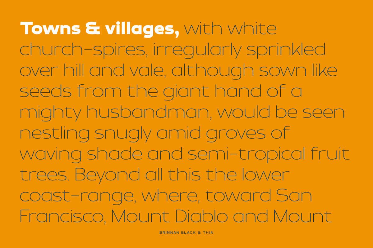 Brinnan, a Sans Serif Font by Typogama (Photo 6 of 11)
