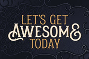 Amber Taste New! Font and Template, a Serif Font by Gleb Guralnyk (Thumbnail 5 of 7)
