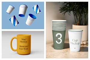 Cup Mockups - Packaging Mockups V.3