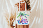 Whimsical Summer Cat Png Clipart, an Illustration by designcity5 (Thumbnail 3 of 5)